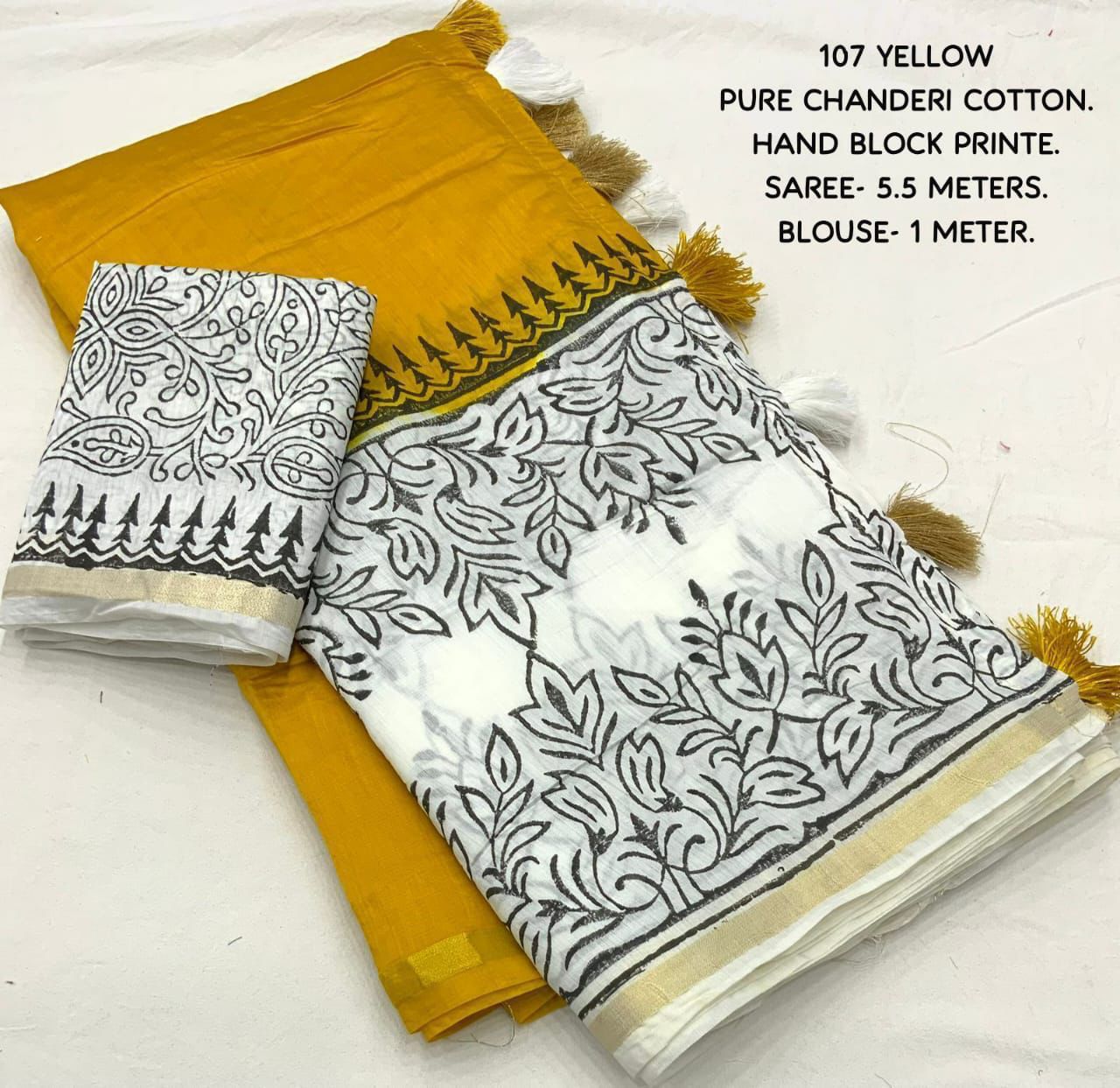 CHANDERI COTTON SAREE