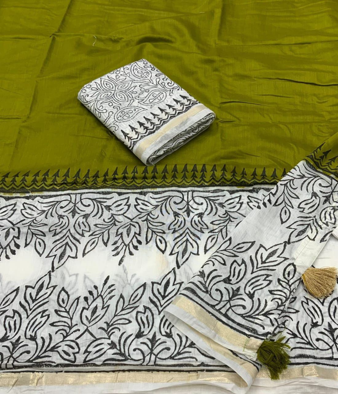 CHANDERI COTTON SAREE
