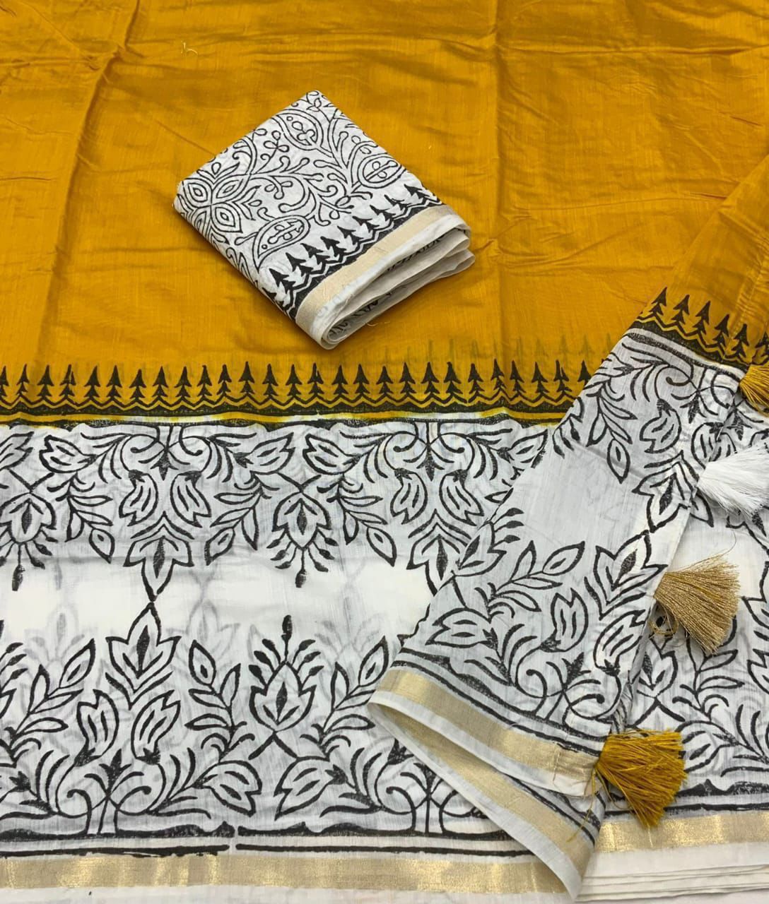 CHANDERI COTTON SAREE