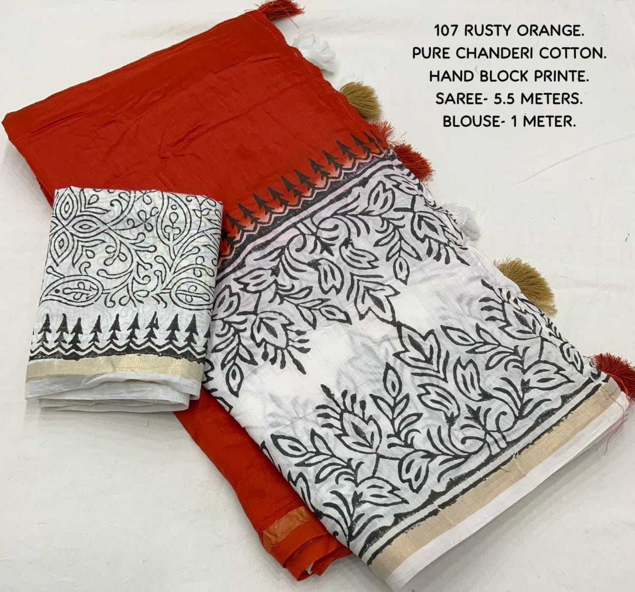 CHANDERI COTTON SAREE